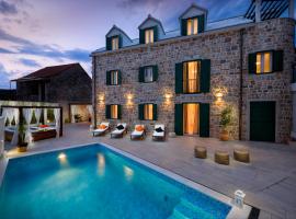 Luxury Villa Infinity with pool, hotell i Donji Humac