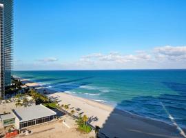 New Sunny Isles: Oceanview Comfort Stay, íbúð í Aventura