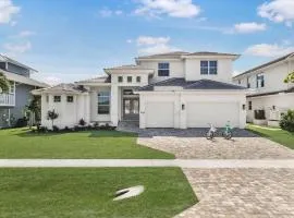 2024 Monsterrat model waterfront home with lap pool