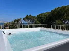 5E Villa Charme-Sea and Ortigia view-Whirlpool roof Terrace