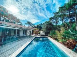 CASA OLEA - Villa Surf House - piscine chauffée - 4 chambres - golf Seignosse