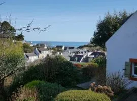 Maison au bord de mer avec jardin paysager, proche port et commerces à Sauzon - FR-1-418-49