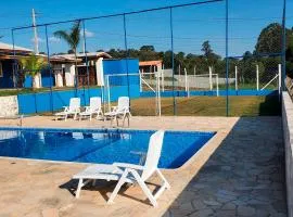 Casa de campo com Wi-Fi e Piscina em Mairinque SP