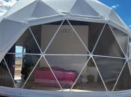 Luksusa telts Barbie Dome pilsētā Vilkoksa