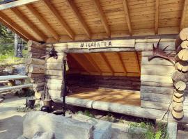 Lammastilan laavu - Lean to Inarin tila, luksuslik telkmajutus sihtkohas Salo