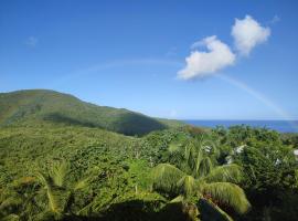 Villa vue de rêve mer & forêt primaire, hotell sihtkohas Les Trois-Îlets