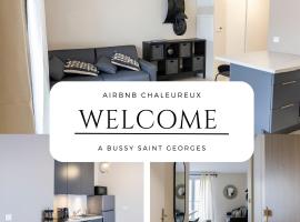 Charmant studio en résidence avec parking, hotell sihtkohas Bussy-Saint-Georges