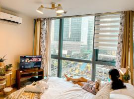 Bgc Prime, Near Uptown Mall, Grand Hyatt #ournw7m: Manila şehrinde bir villa