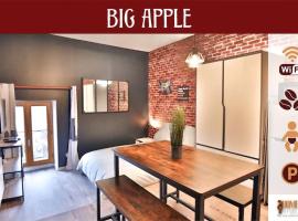 Big Apple - Studio paisible - parking gratuit - 2 personnes, self-catering accommodation in Auxerre