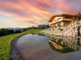 Alpenchalets Oberlaiming, chalupa v destinaci Itter