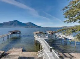 Lakefront California Escape with Deck and Boat Dock!