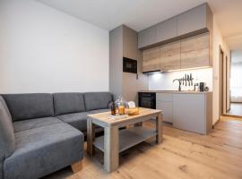 ALURE RESIDENCES 5 & 24h self check-in, private parking in front of the apartment building included, new building, the apartment building has its own park with a lake and outdoor fitness, children's playground, CITY CENTER, khách sạn gia đình ở Banská Bystrica