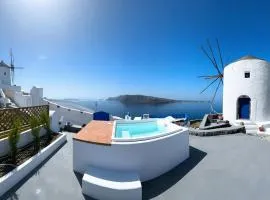 Lioyerma Windmill Villa With Outdoor Hot Tub