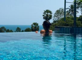 Ko Samui Seaview pool villa Philippa with car