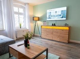 Luxury Vista Apartment I Küche I WLAN I Smart-TV, lavprishotell i Magdeburg