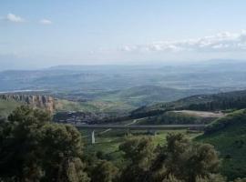 Two stand-alone flats on the cliff with wild animals, Galilee Sea & Mountains View, apartamento em Safed