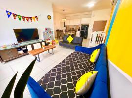 Legoland-8min walk at Kairos Comfort Spacious Suite for Families 1-12pax, hotel na may jacuzzi sa Nusajaya