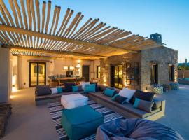 Einzigartige Villa in Paros mit Jacuzzi und Strandzugang, hotel a Molos Parou