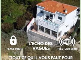 Villa  L’écho des vagues vue mer, accès plage, hotel en Meschers-sur-Gironde
