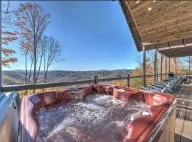 Panoramic Mtn Views HotTub Fire Pit Near Asheville