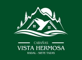 Cabañas Vista Hermosa Radal 7 Tazas, hotel a 7 tazas Nemzeti Park környékén El Torreónban