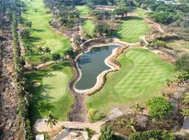 SaffronStays Niranta- 4-BDR villa on golf course near Bangalore