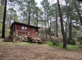 Cabaña los chorros, rumah percutian di Riópar