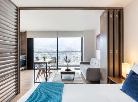 72 HUB Apartments - Great View - Gym - Rooftop, hotel en Bogotá