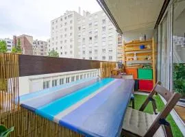 Warm apartment for 4p in the 15th - Balcony