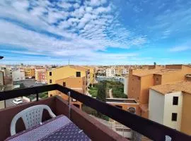 Cap d'Agde - Studio lumineux 2 - 4 personnes Terrasse avec vue