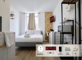 NG SuiteHome l Lille l Roubaix Gare l Cassel - Netflix - Wifi, hotell i Roubaix
