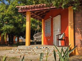 Años Dorados - Casa rústica a 200 mts de la Playa Punta Chame，蓬塔查梅的小屋