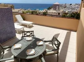 Ferienwohnung in Strandnähe mit Terrasse und Meerblick für 4 Personen in Jandía, im Süden Fuerteventuras