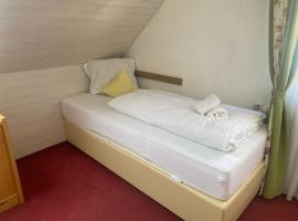 Room in Guest room - Single room with shared bathroom and kitchen in Hundsbach, hostal o pensión en Forbach