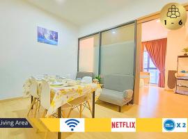 DSara Comfy Homestay, 1-6 Pax - DS3 – apartament w mieście Sungai Buluh