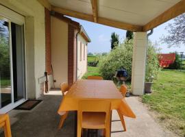 Modern holiday home in Crux La Ville with terrace, vacation rental in Crux-la-Ville
