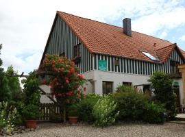 Haus Wildgans Ferienwohnung Rose, hotel en Behrensdorf