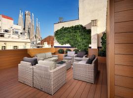 Apartaments-Hotel Hispanos 7 Suiza, lägenhetshotell i Barcelona