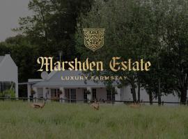 Lauku māja Marshden Estate pilsētā Stellenbosha