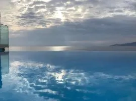 Seafront Aegeans blue pearl over infinity pool