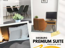 Business & Family - Zentral, 24h Check-In, XXL TV, hotel with parking in Siegburg