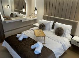 Luxury suite with Jacuzzi, hotel bajet di Pálioura