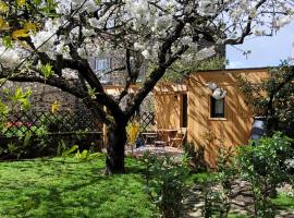 La maisonnette sous le cerisier, cabana o cottage a Bergonne