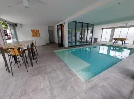 Villa de 5 chambres a Arcachon a 400 m de la plage avec piscine interieure et wifi