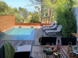 Les Jardins d Eve Solenzara townhouse with private pool