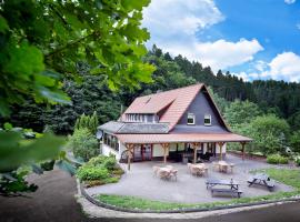 Tolles Ferienhaus für 16 Personen im Westerwald mit Sauna, Whirlpool, Kino und Bar, casa vacanze a Schutzbach