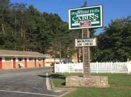 Highland Hills Motel & Cabins、ブーンのモーテル