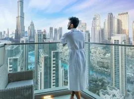 Ramble Stay Hostel Burj Khalifa view