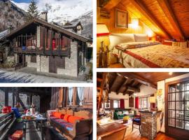 Spacious chalet low-cost for a group holiday, hotel in Courmayeur