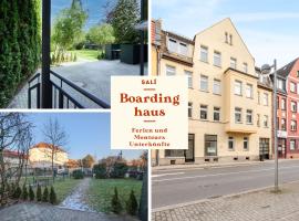 Sali-Homes Boarding Haus Monteur-Wohnungen Balkon Vollküche Autobahnähe, hotel en Markranstädt